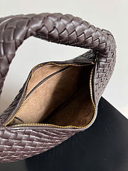 Kitlife Bottega Veneta Campana Medium Shoulder Bag Dark Brown 856737 44x28x5cm  - 4