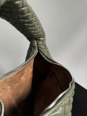 Kitlife Bottega Veneta Campana Medium Shoulder Bag Green Khaki 856737 44x28x5cm - 4