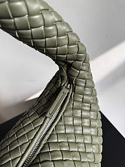 Kitlife Bottega Veneta Campana Medium Shoulder Bag Green Khaki 856737 44x28x5cm - 3