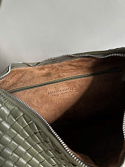 Kitlife Bottega Veneta Campana Medium Shoulder Bag Green Khaki 856737 44x28x5cm - 2