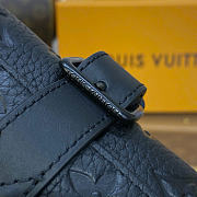 Kitlife Louis Vuitton Watch Cylinder Box Black Taurillon Leather M47530 20x8x8cm  - 6