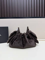 Kitlife Chanel 25C Drawstring Mini Handbag Dark Brown Sheepskin AS5631 20x22x12.5cm  - 5