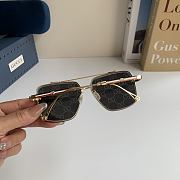 Kitlife Gucci 2026 Metal-frame Sunglasses Beige - 3
