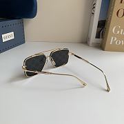 Kitlife Gucci 2026 Metal-frame Sunglasses Beige - 4