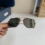 Kitlife Gucci 2026 Metal-frame Sunglasses Beige - 2