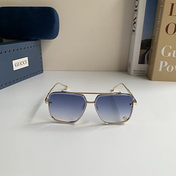 Kitlife Gucci 2026 Metal-frame Sunglasses Blue Gradient