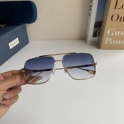 Kitlife Gucci 2026 Metal-frame Sunglasses Blue Gradient - 4