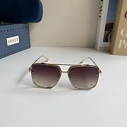 Kitlife Gucci 2026 Metal-frame Sunglasses Brown Gradient  - 1