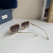 Kitlife Gucci 2026 Metal-frame Sunglasses Brown Gradient  - 2