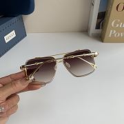 Kitlife Gucci 2026 Metal-frame Sunglasses Brown Gradient  - 3