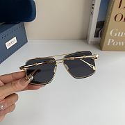 Kitlife Gucci 2026 Metal-frame Sunglasses Black - 6
