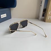 Kitlife Gucci 2026 Metal-frame Sunglasses Black - 4