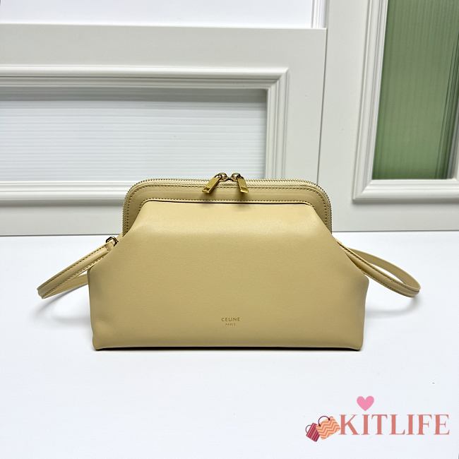 Kitlife Celine Small Doctor Pouch In Beige Supple Calfskin 27.5x15x14cm - 1