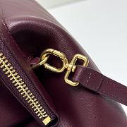 Kitlife Celine Small Doctor Pouch In Burgundy Supple Calfskin 27.5x15x14cm - 5