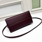 Kitlife Celine Small Doctor Pouch In Burgundy Supple Calfskin 27.5x15x14cm - 4