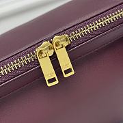 Kitlife Celine Small Doctor Pouch In Burgundy Supple Calfskin 27.5x15x14cm - 3