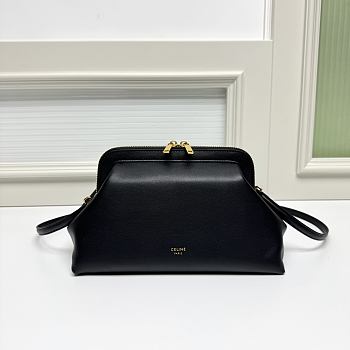 Kitlife Celine Small Doctor Pouch In Black Supple Calfskin 27.5x15x14cm