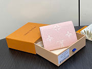 Kitlife Louis Vuitton Victorine Wallet Pink Monogram Empreinte M14229 12x9.5x1.5cm - 5