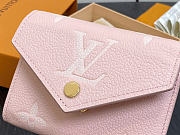 Kitlife Louis Vuitton Victorine Wallet Pink Monogram Empreinte M14229 12x9.5x1.5cm - 3