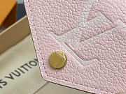 Kitlife Louis Vuitton Victorine Wallet Pink Monogram Empreinte M14229 12x9.5x1.5cm - 2
