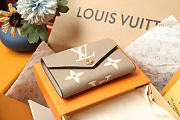 Kitlife Louis Vuitton Victorine Wallet Gray Monogram Empreinte M81861 12x9.5x1.5cm  - 5