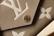 Kitlife Louis Vuitton Victorine Wallet Gray Monogram Empreinte M81861 12x9.5x1.5cm  - 6