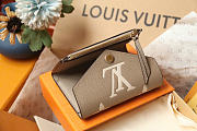 Kitlife Louis Vuitton Victorine Wallet Gray Monogram Empreinte M81861 12x9.5x1.5cm  - 3
