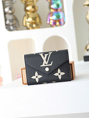 Kitlife Louis Vuitton Victorine Wallet Black Monogram Empreinte M80968 12x9.5x1.5cm  - 1