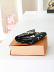 Kitlife Louis Vuitton Victorine Wallet Black Monogram Empreinte M80968 12x9.5x1.5cm  - 6