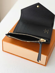 Kitlife Louis Vuitton Victorine Wallet Black Monogram Empreinte M80968 12x9.5x1.5cm  - 4