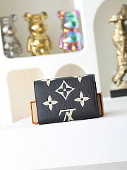 Kitlife Louis Vuitton Victorine Wallet Black Monogram Empreinte M80968 12x9.5x1.5cm  - 3