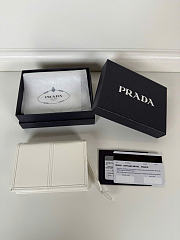 Kitlife Prada Prada Snap-closure Short Wallet White 1MV021 11.2x8.5cm - 2