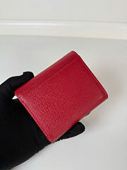 Kitlife Prada Saffiano Red Leather Wallet 1MH043 10x8.5cm - 3