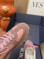 Kitlife Dior Squash Sneaker Rose Tendre Suede Calfskin and Technical Fabric - 3