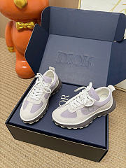 Kitlife Dior Squash Sneaker Light Purple Suede Calfskin and Technical Fabric  - 2