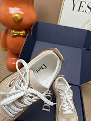 Kitlife Dior Squash Sneaker Beige Suede Calfskin and Technical Fabric  - 3