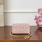 Kitlife Louis Vuitton Pouch Metis Embossed Pink M4930Z 13.5x8cm - 4