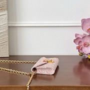 Kitlife Louis Vuitton Pouch Metis Embossed Pink M4930Z 13.5x8cm - 3