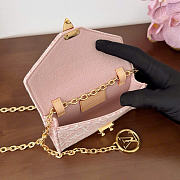Kitlife Louis Vuitton Pouch Metis Embossed Pink M4930Z 13.5x8cm - 2