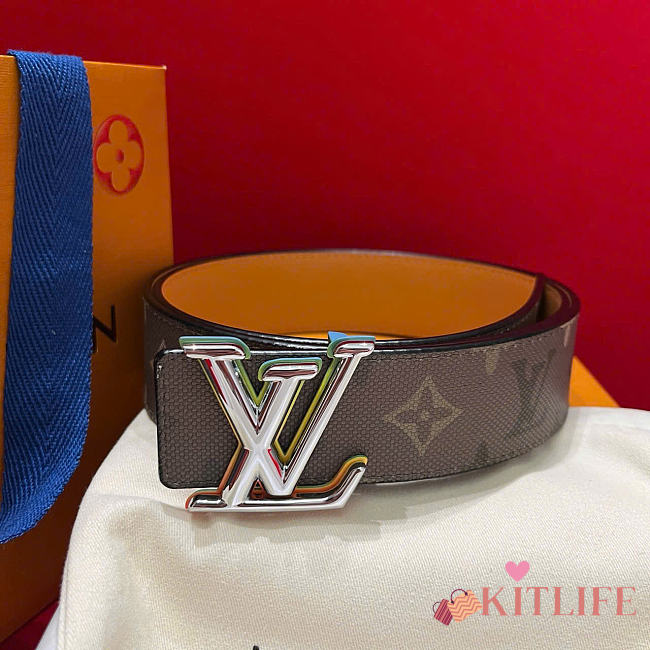 Kitlife Louis Vuitton  Dimension Monogram Surplus 40mm Reversible Belt Brown - 1