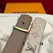 Kitlife Louis Vuitton Dimension Monogram Surplus 40mm Reversible Belt Beige - 2