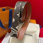 Kitlife Louis Vuitton Dimension Monogram Surplus 40mm Reversible Belt Dark Brown - 6