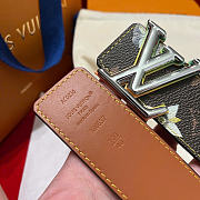 Kitlife Louis Vuitton Dimension Monogram Surplus 40mm Reversible Belt Dark Brown - 4