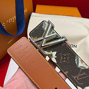 Kitlife Louis Vuitton Dimension Monogram Surplus 40mm Reversible Belt Dark Brown - 2