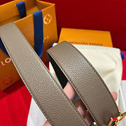 Kitlife Louis Vuitton Flowergram 30mm Reversible Belt Gray  - 6