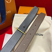 Kitlife Louis Vuitton Flowergram 30mm Reversible Belt Gray  - 5