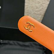 Kitlife Chanel Cut-out Ring 30mm Leather Belt Brown - 5