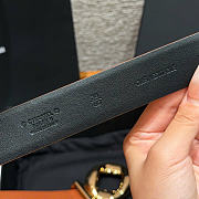 Kitlife Chanel Cut-out Ring 30mm Leather Belt Brown - 3