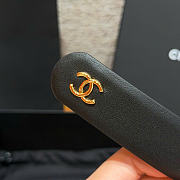 Kitlife Chanel Cut-out Ring 30mm Leather Belt Black - 2
