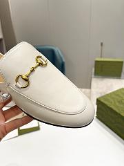 Kitlife Gucci Women's Princetown Slippers White - 6